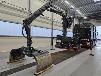 Scania R530 6x2 PALFINGER HAAK + EPSILON KRAAN + FLOOR AANHANGER